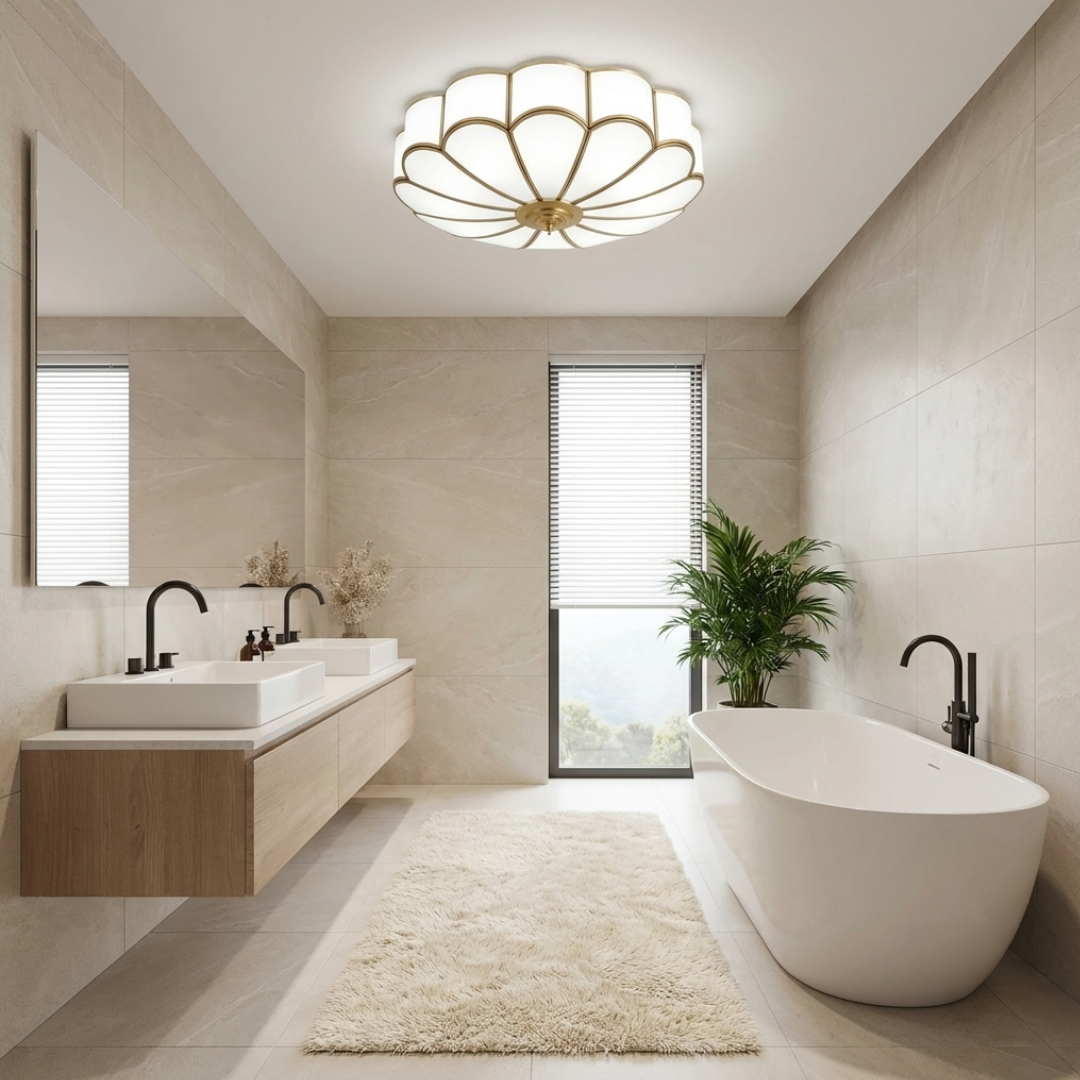 Ceiling Light | Petal-Segmented Layout