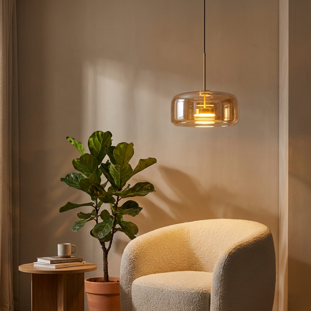Pendant Light | Rounded Layered Design