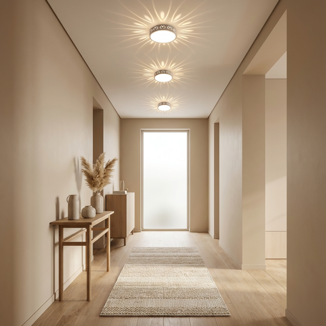 Ceiling Light |  Compact circular Body