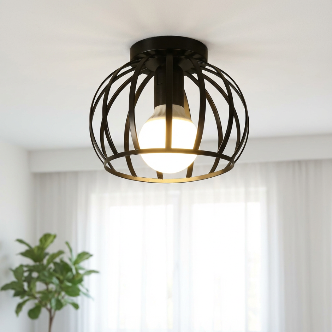 Ceiling Light | Cage Shade Structure
