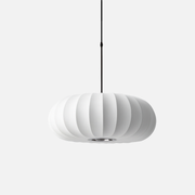 Pendant Light | Ribbed Oval Design
