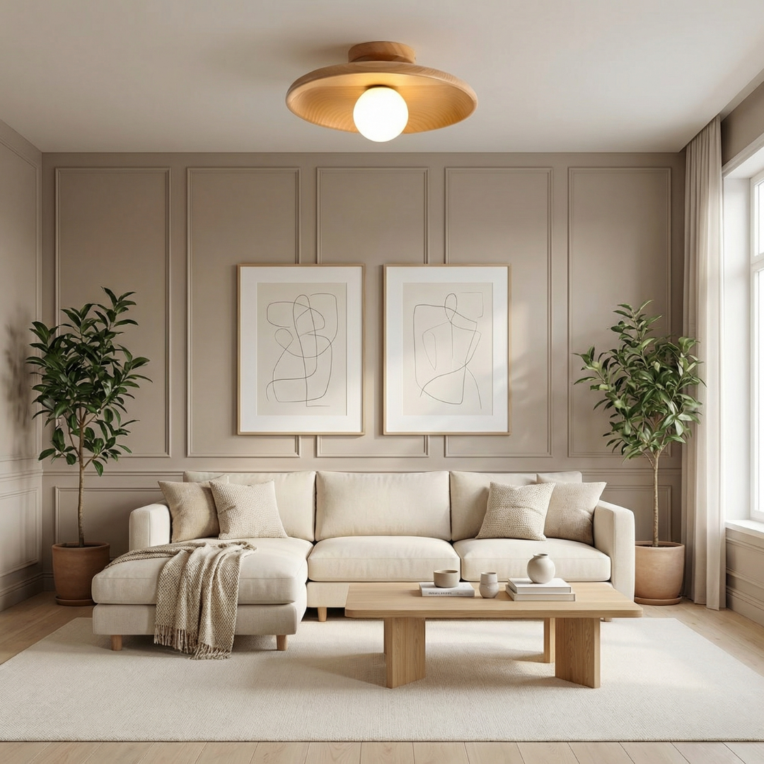 Ceiling Light | Disc Globe