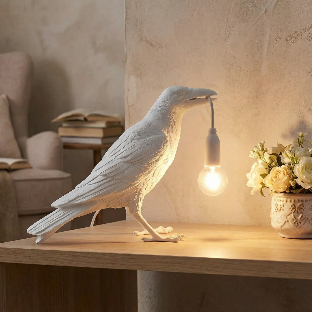 Table Lamp | Raven Figure