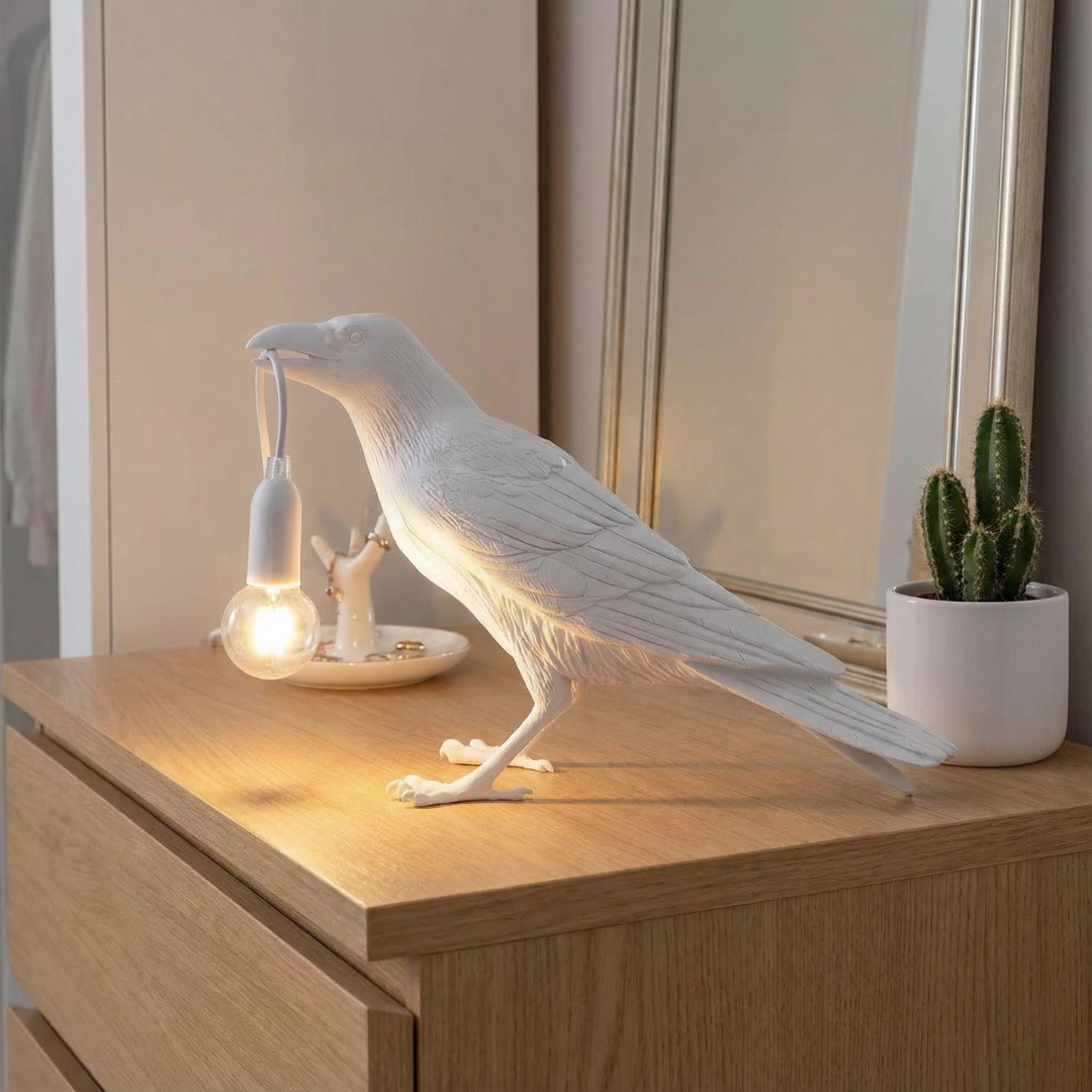 Table Lamp | Raven Figure