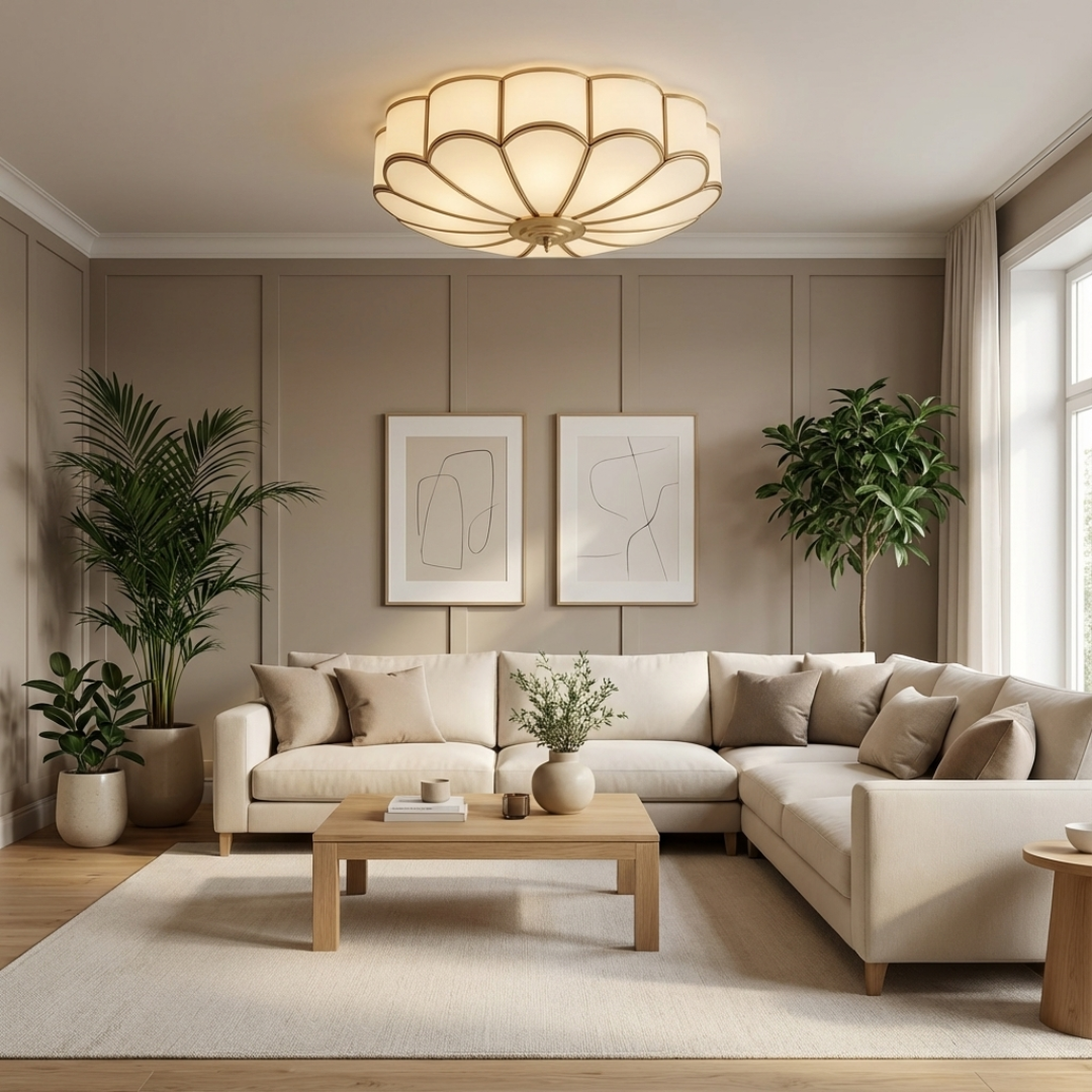 Ceiling Light | Petal-Segmented Layout