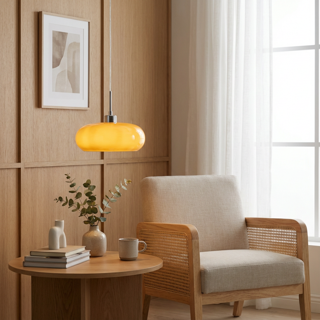 Pendant Light | Rounded Bauhaus Style