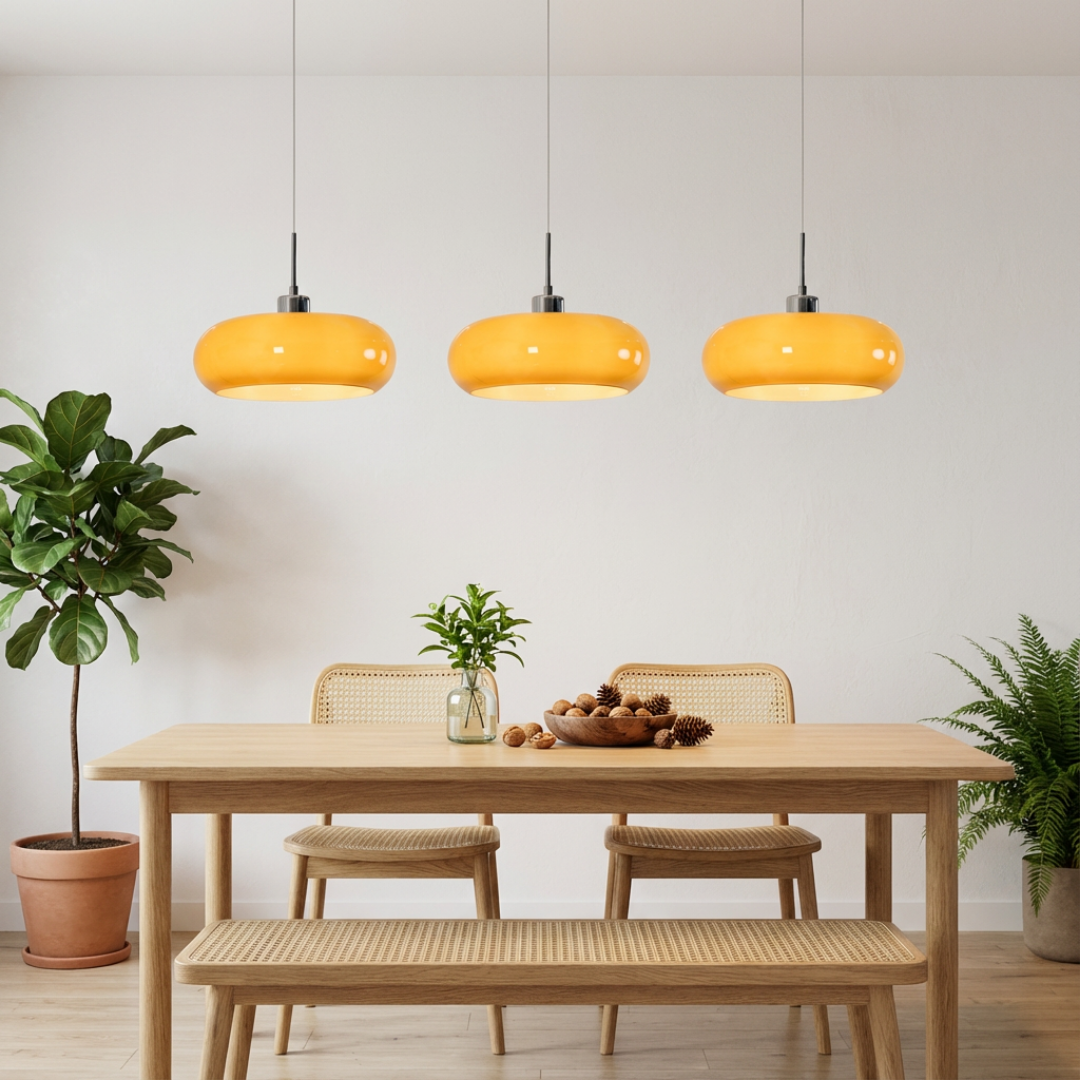 Pendant Light | Rounded Bauhaus Style