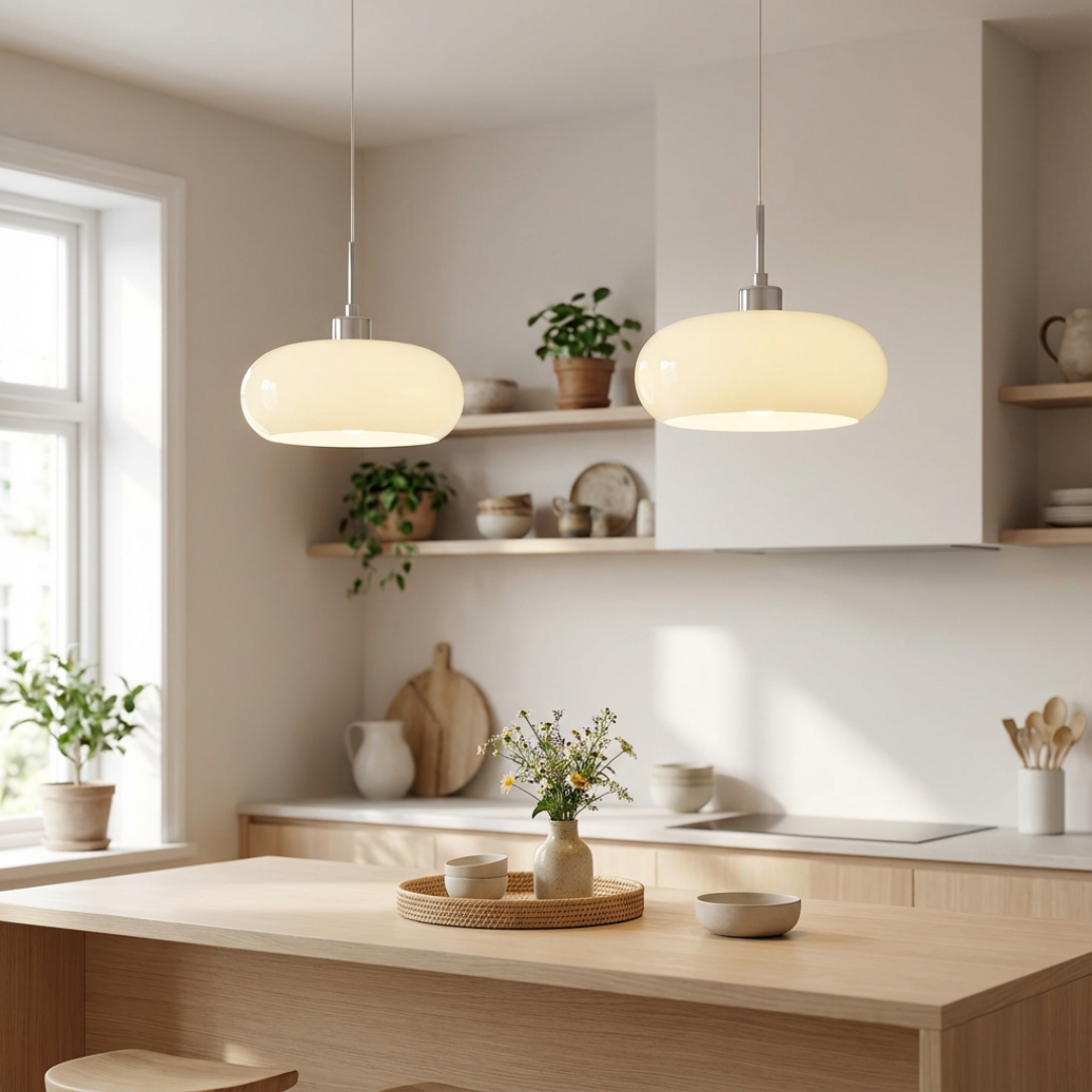 Pendant Light | Rounded Bauhaus Style