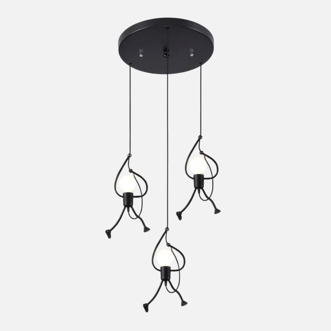 Pendant Light | Retro Figure-Shaped Character