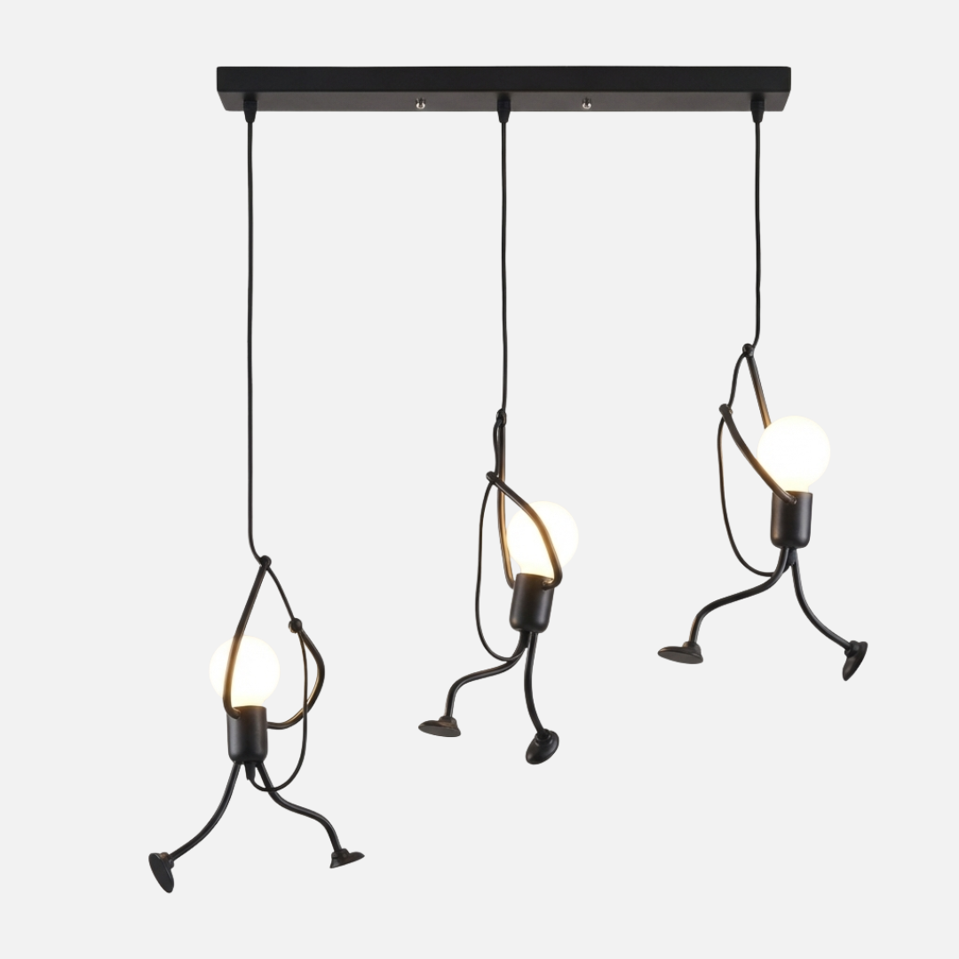 Pendant Light | Retro Figure-Shaped Character