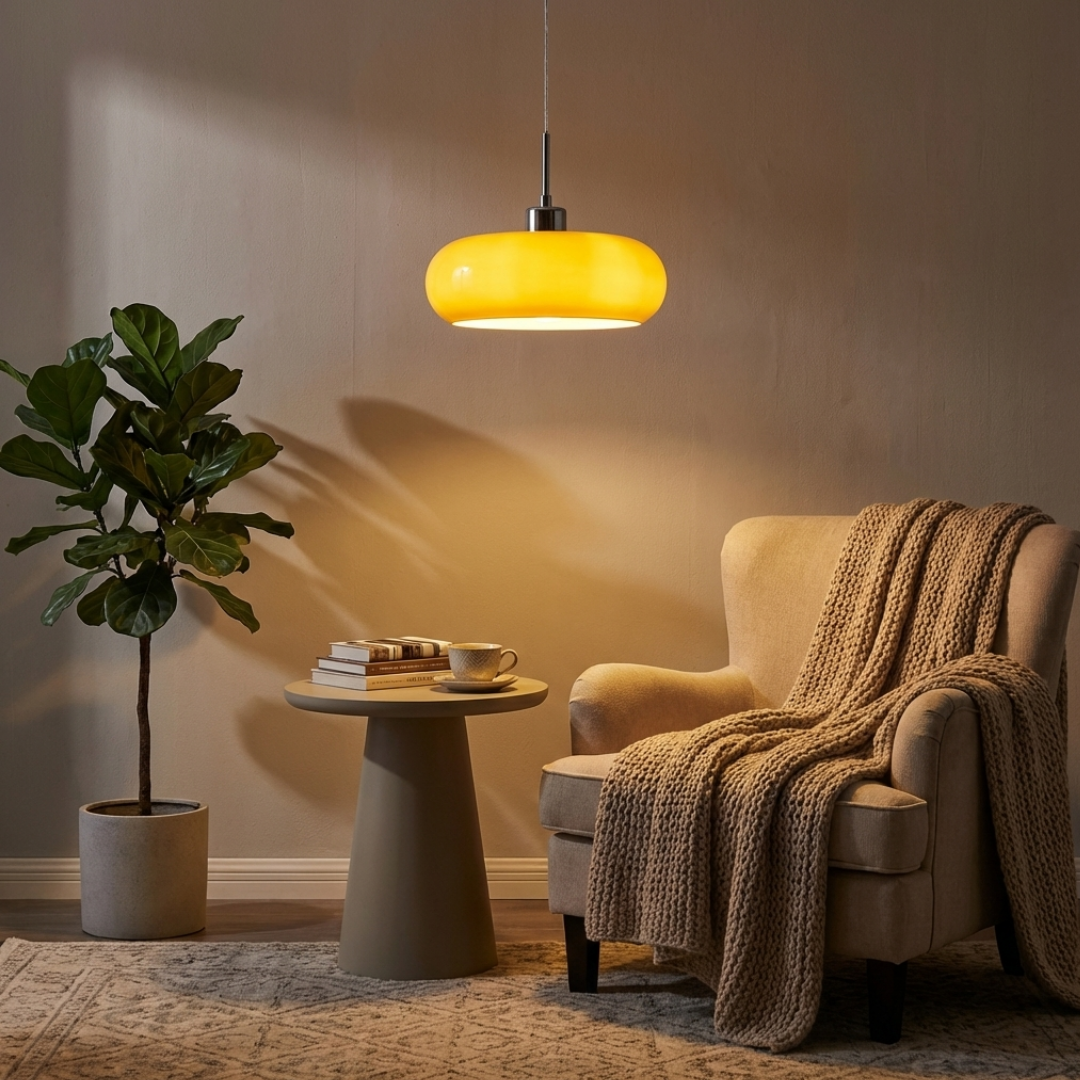 Pendant Light | Rounded Bauhaus Style