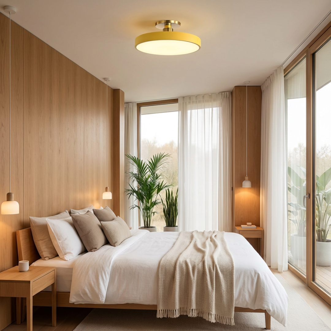 Ceiling Light | Flat Disc Structure