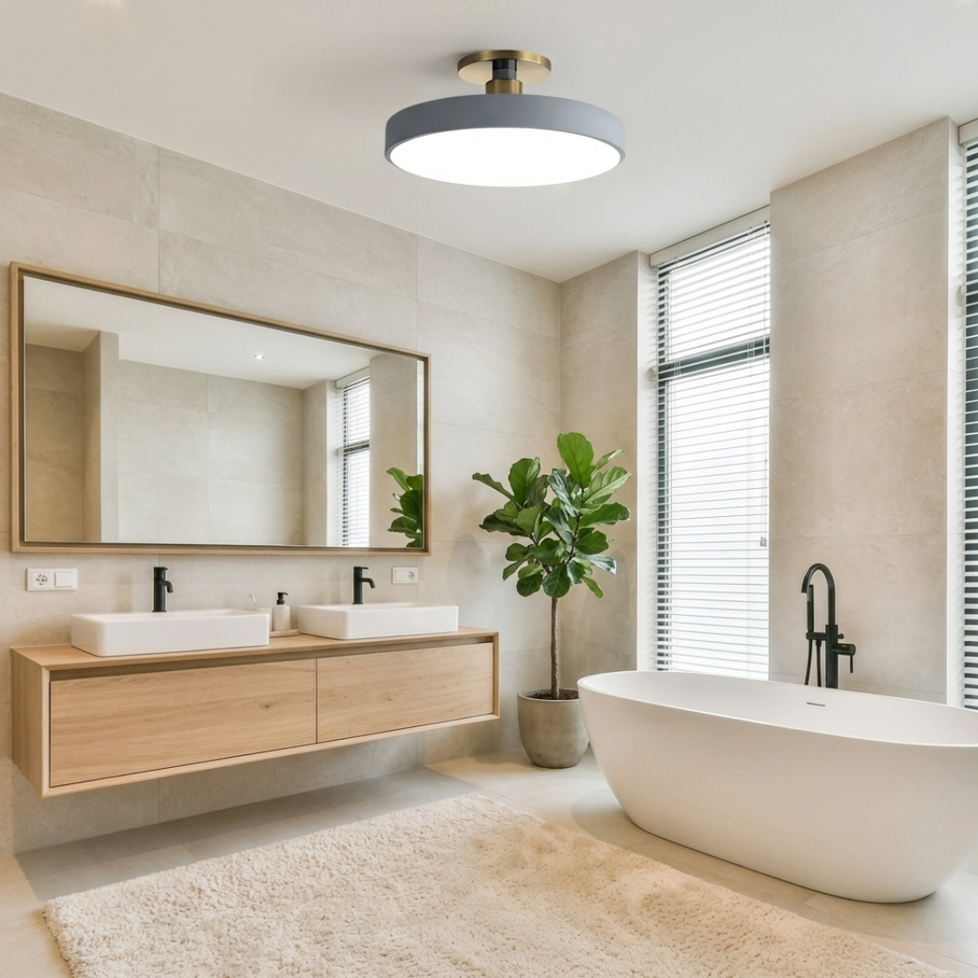 Ceiling Light | Flat Disc Structure