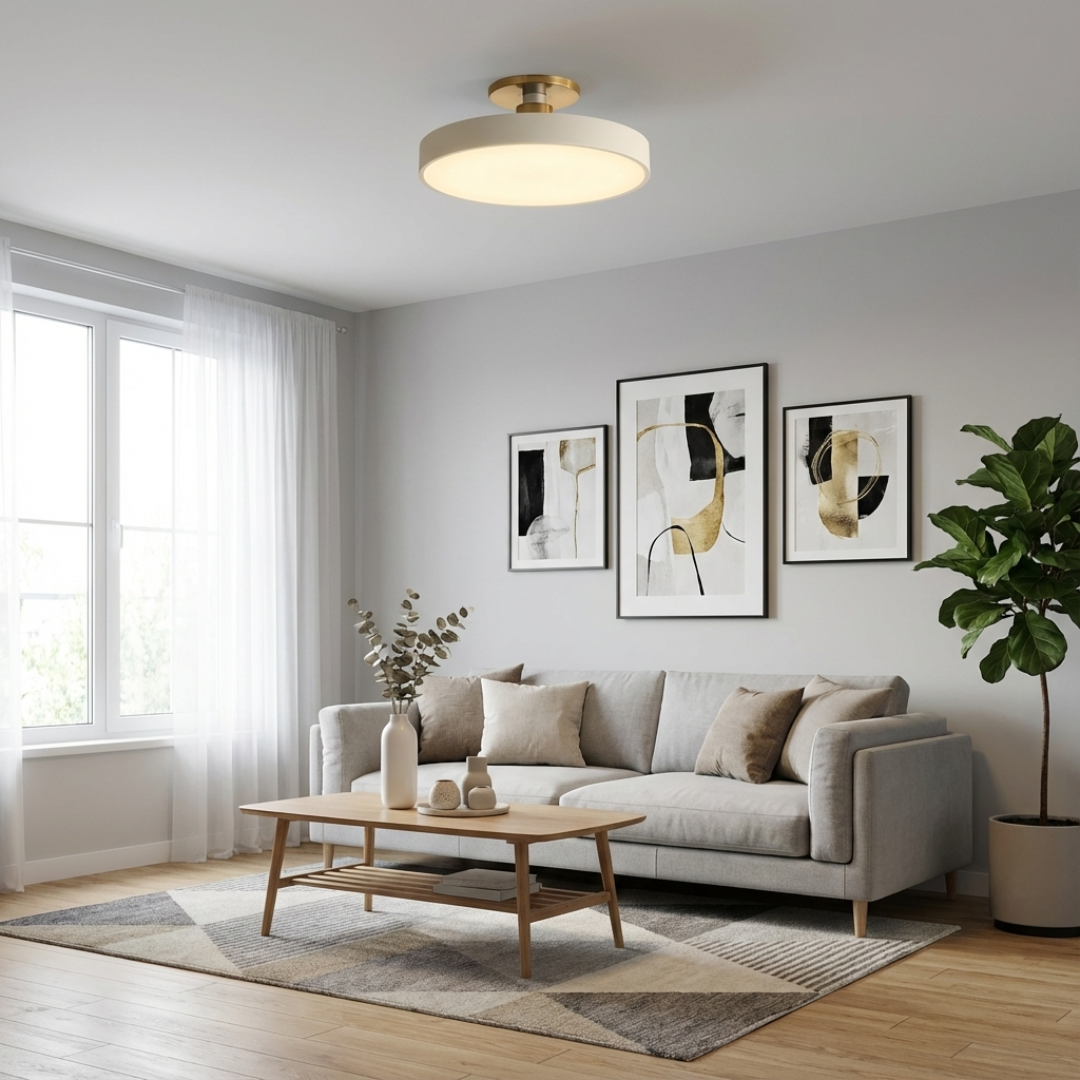Ceiling Light | Flat Disc Structure