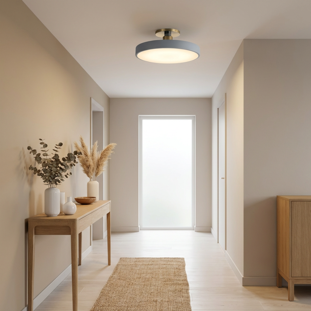 Ceiling Light | Flat Disc Structure