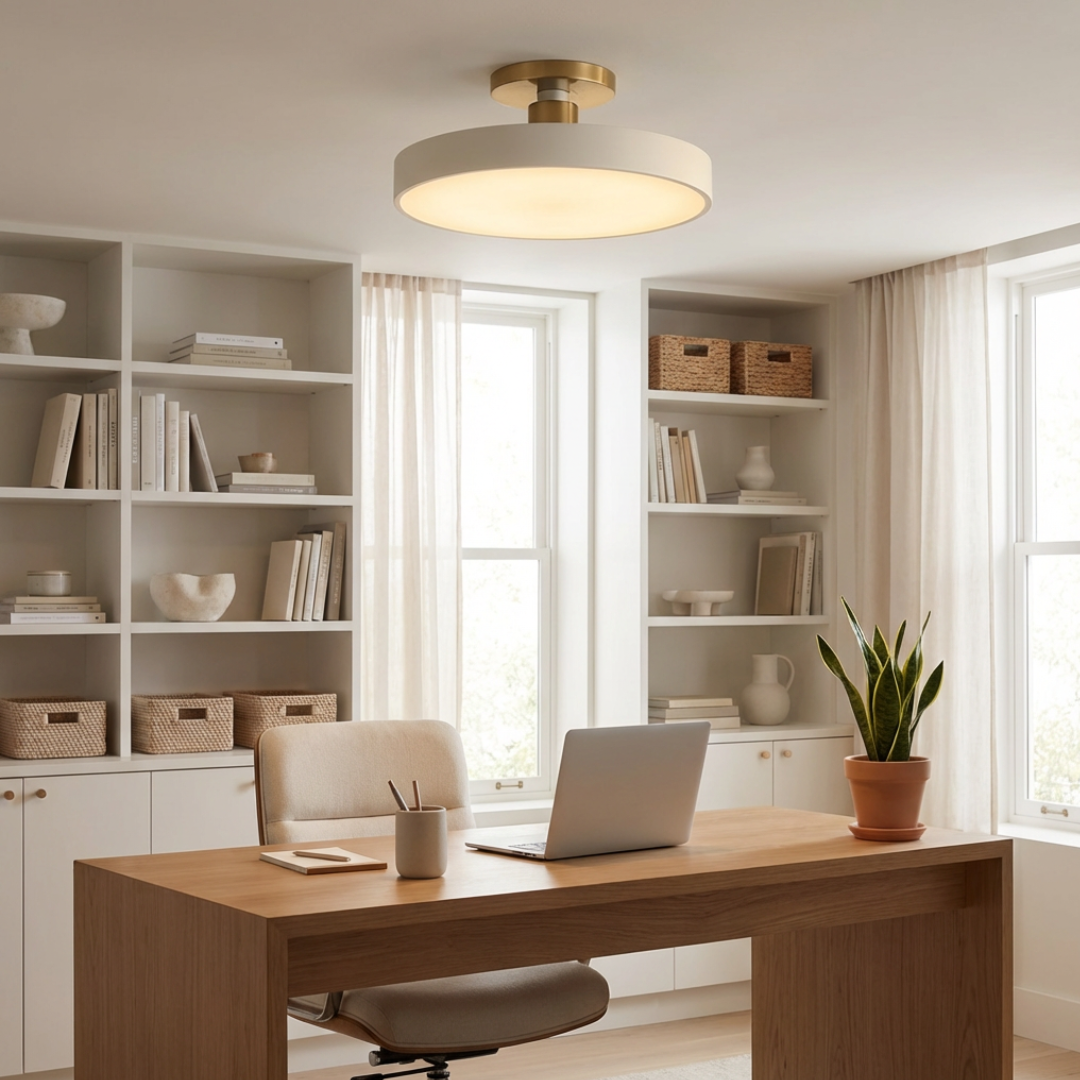 Ceiling Light | Flat Disc Structure