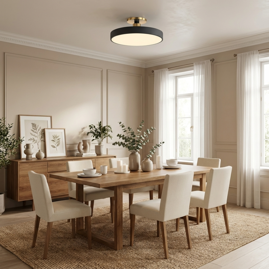 Ceiling Light | Flat Disc Structure