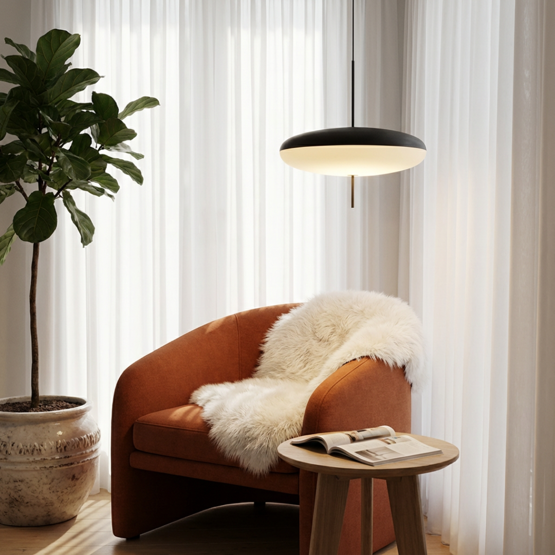 Pendant Light | Adjustable Round Design