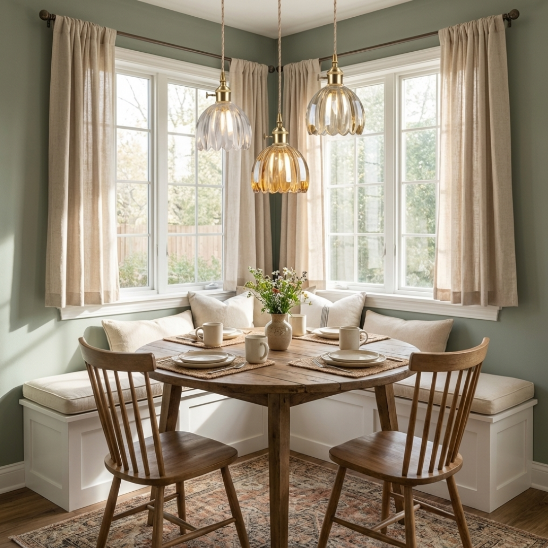 Pendant Light | Fluted Glass Shade