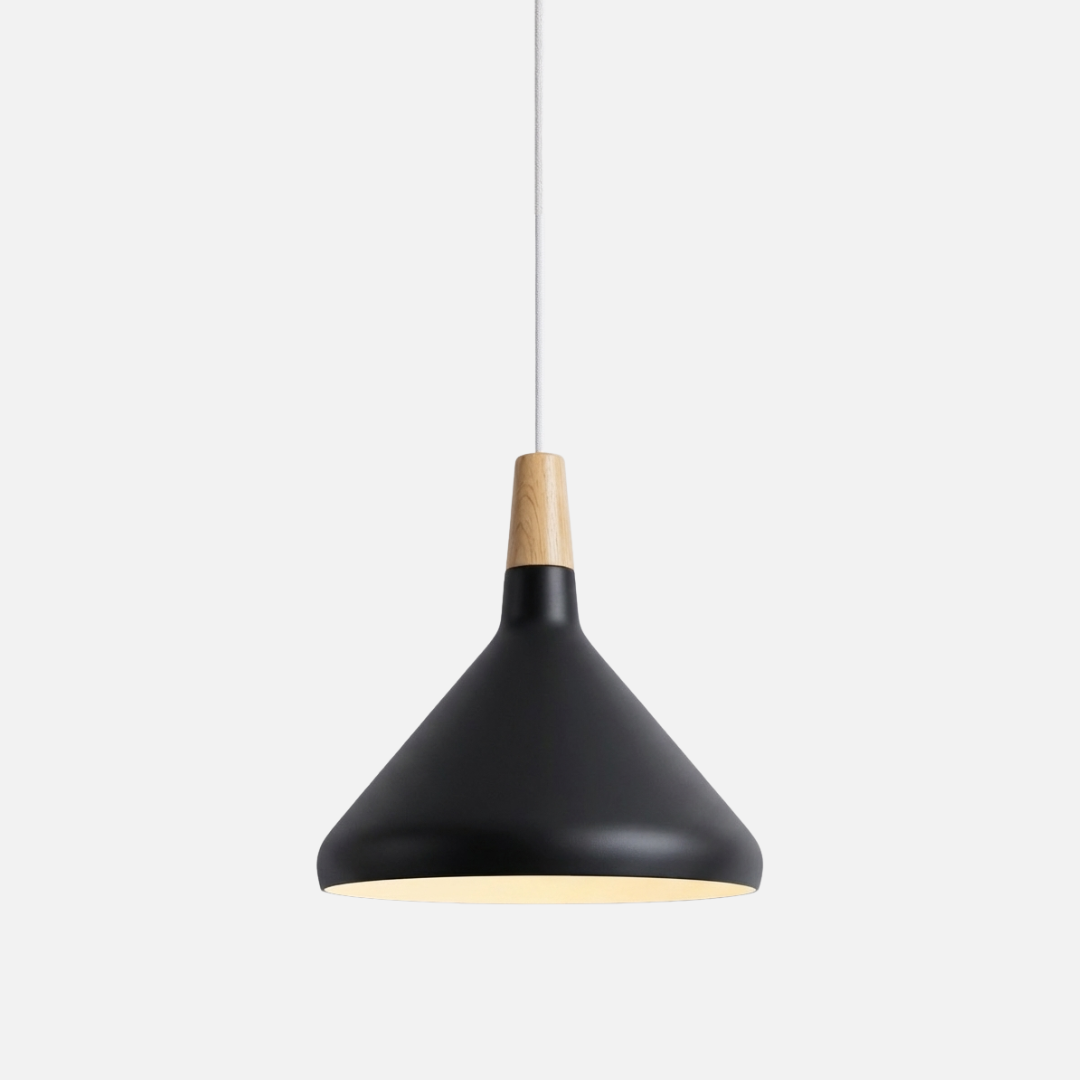 Pendant Light | Cone Shade Single Cable Suspension