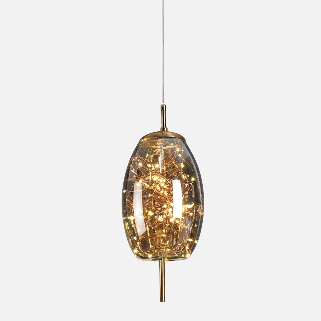 Pendant Light | Enclosed Glass Design