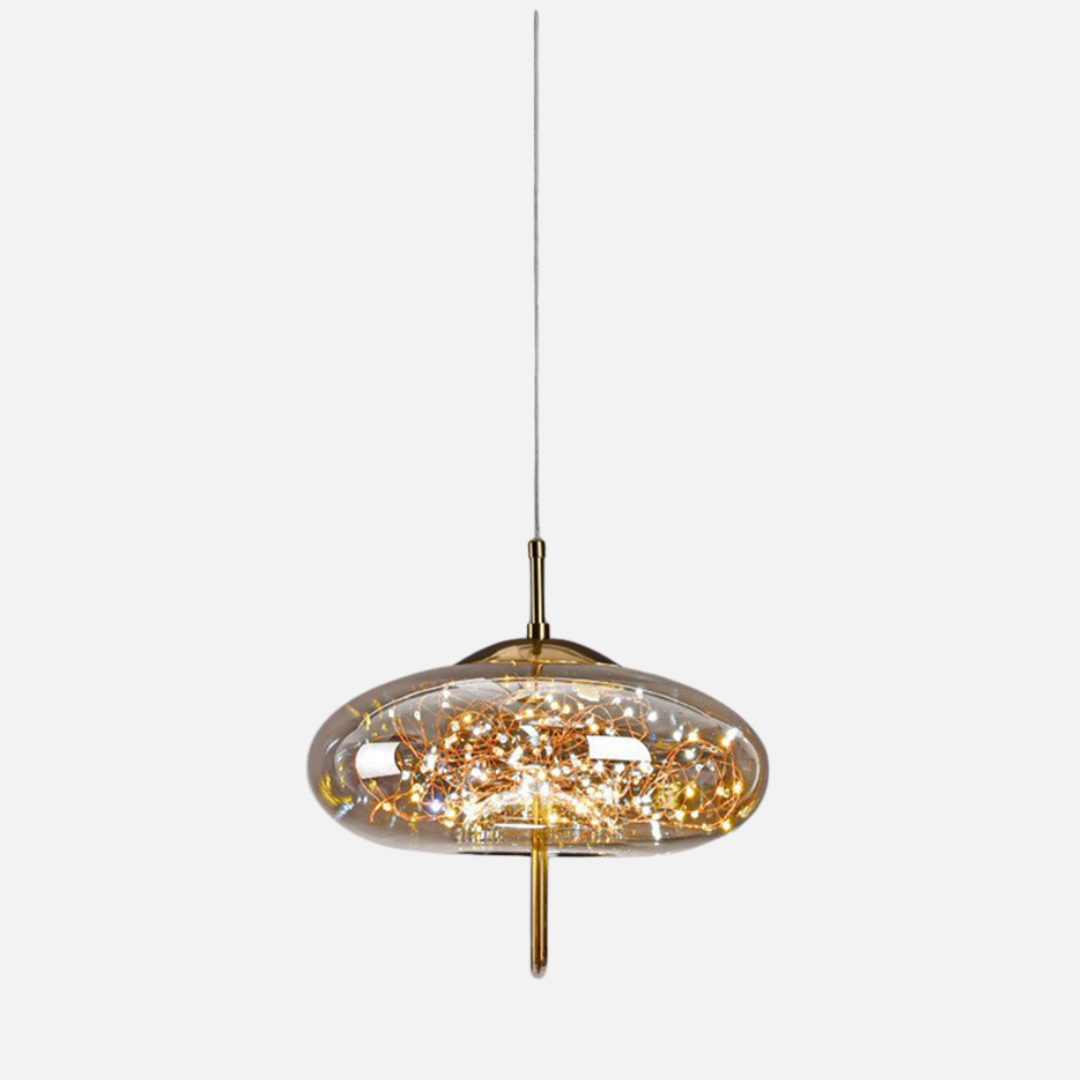 Pendant Light | Enclosed Glass Design