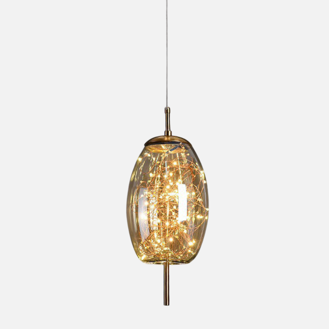 Pendant Light | Enclosed Glass Design