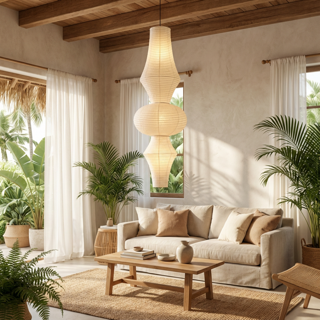 Pendant Light | Vertical Geometric Design