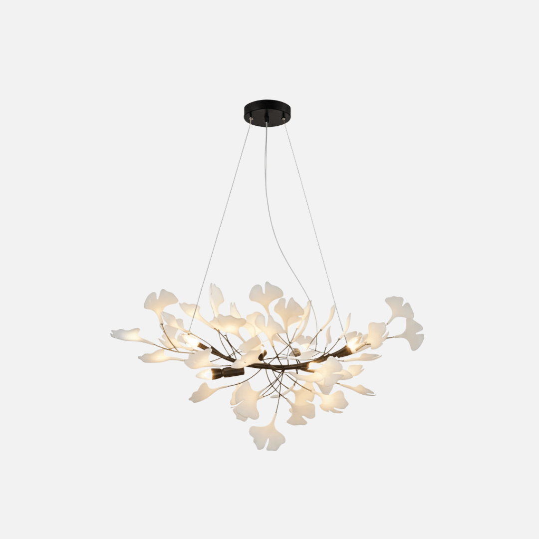 Chandelier Light | Gingko Leaf Design