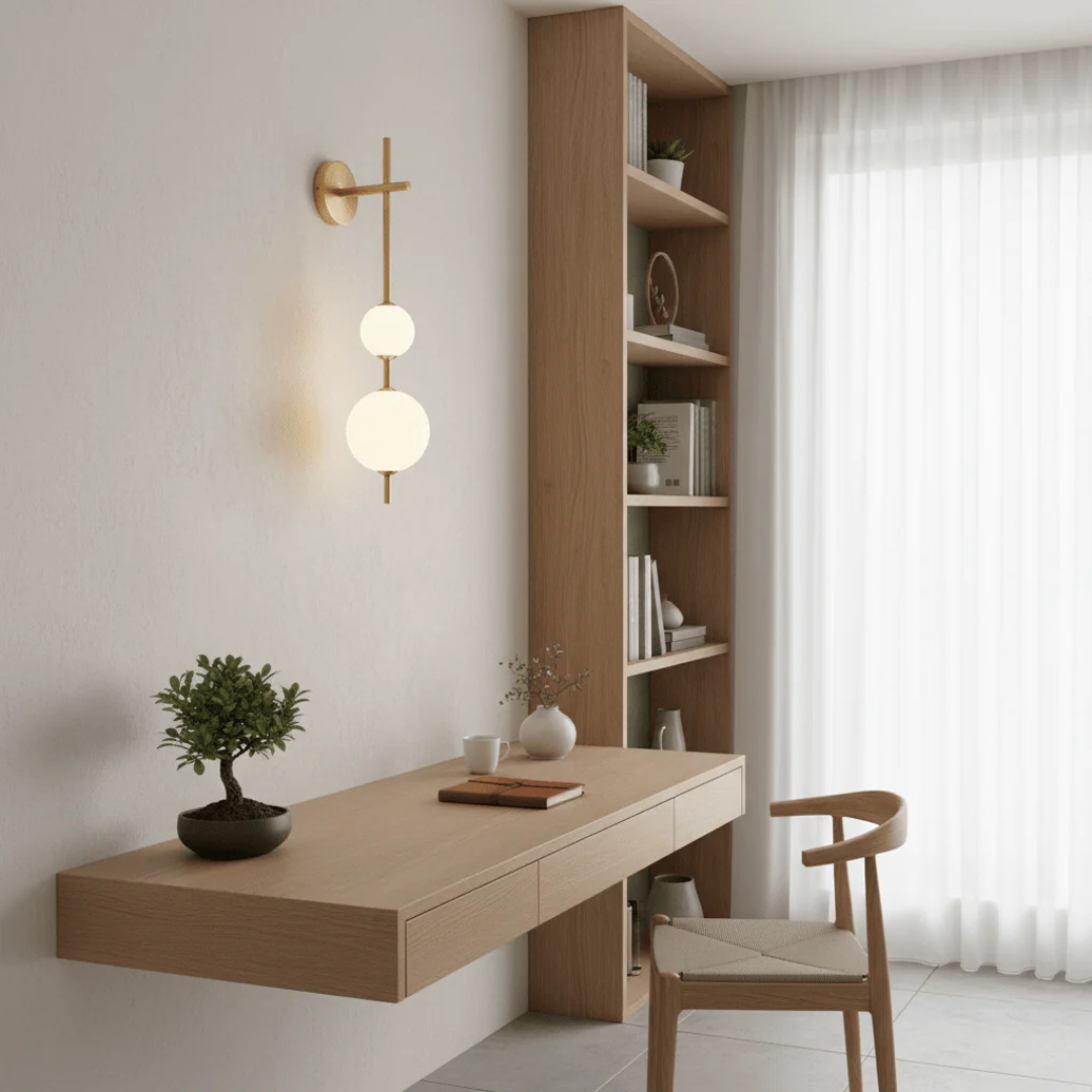 Wall Light | Stacked Globes Lamp