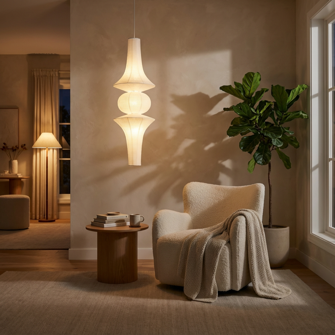 Pendant Light | Vertical Geometric Design