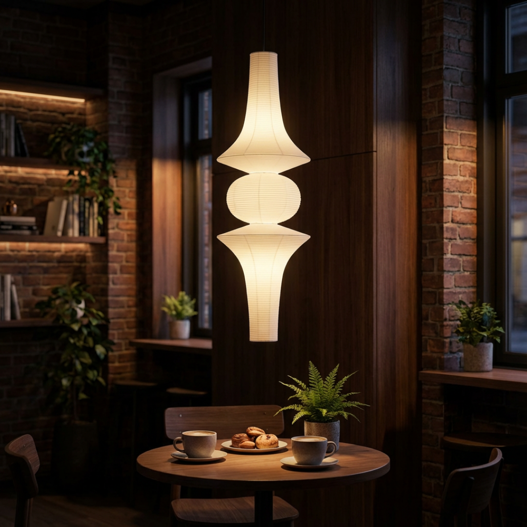 Pendant Light | Vertical Geometric Design