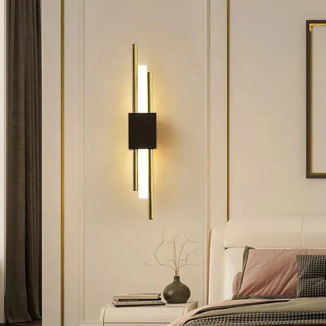 Wall Light | Dual Vertical Rod Design