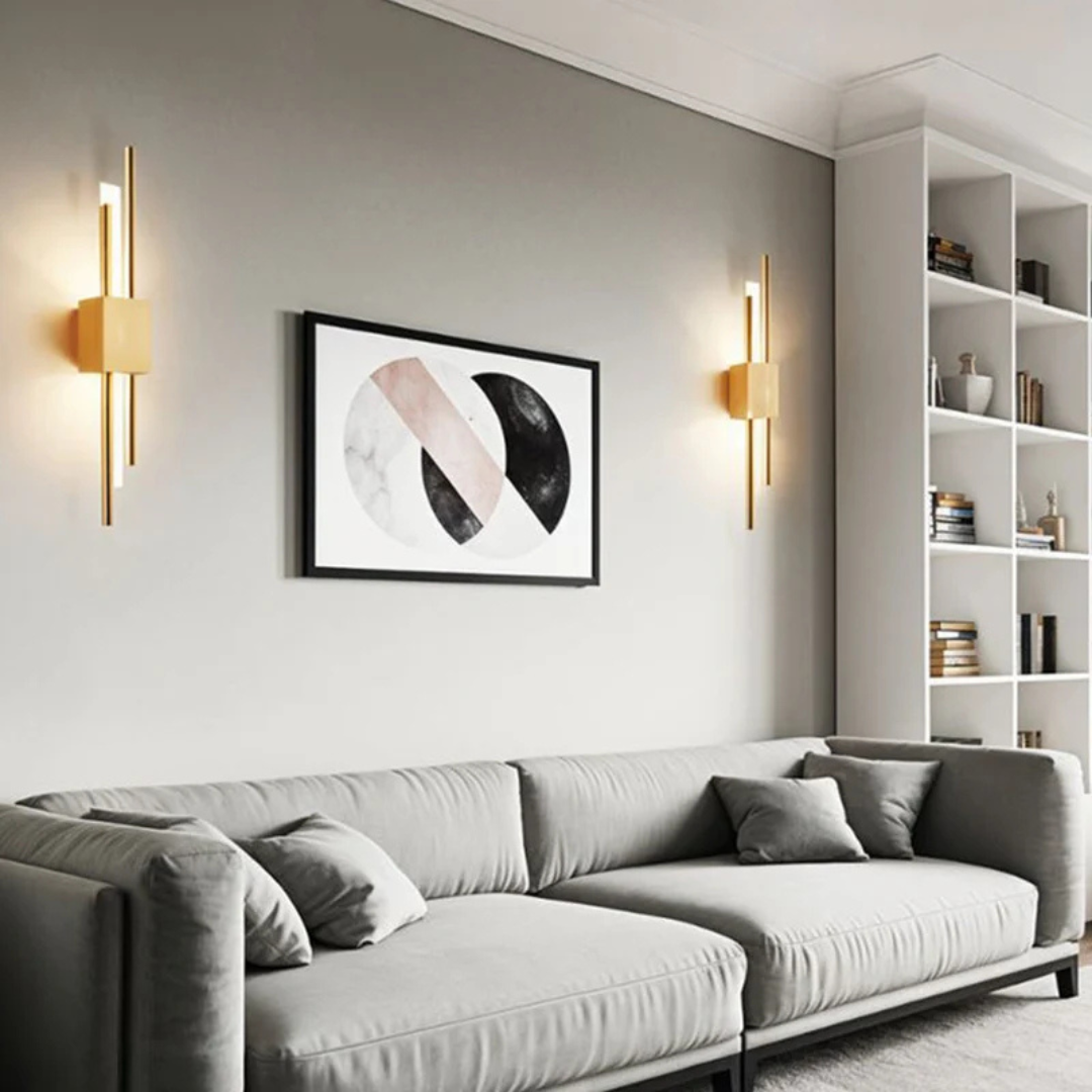 Wall Light | Dual Vertical Rod Design