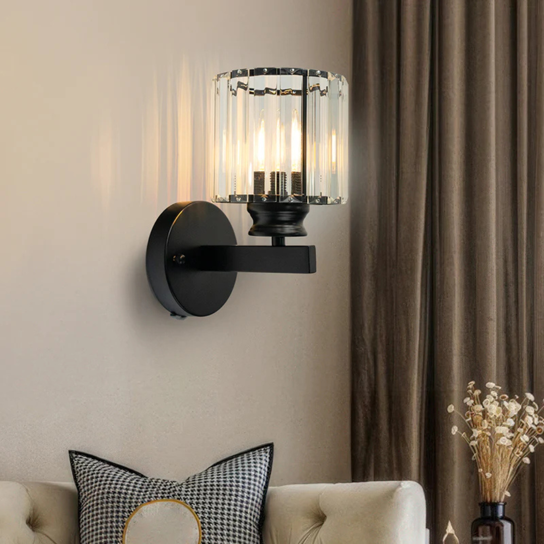 Wall Light | Faceted Square and Round Form