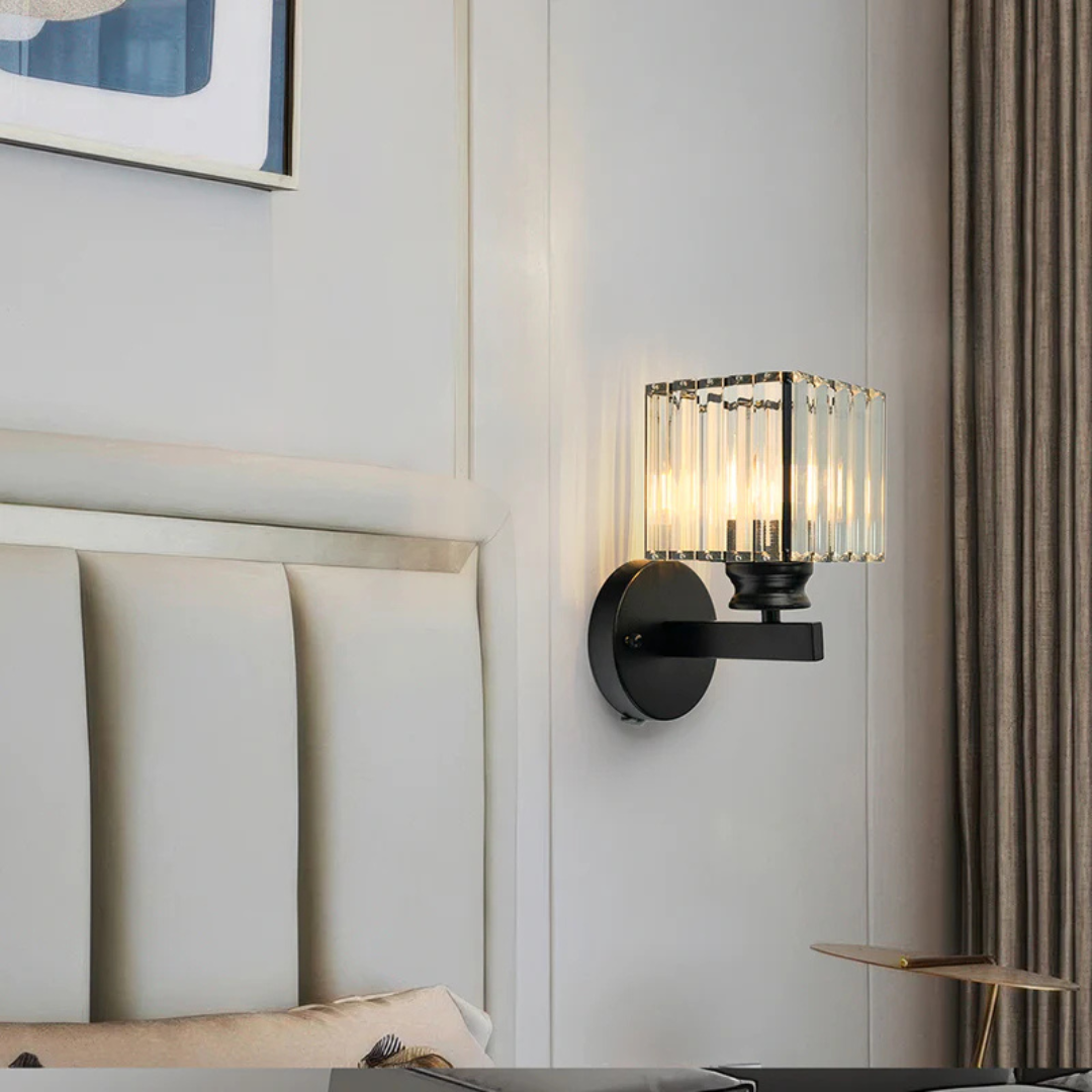 Wall Light | Faceted Square and Round Form
