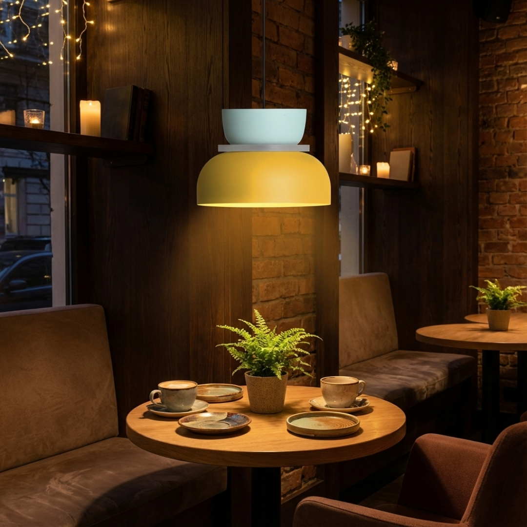 Pendant Light | Multi-Color Multiple Stacked Sections
