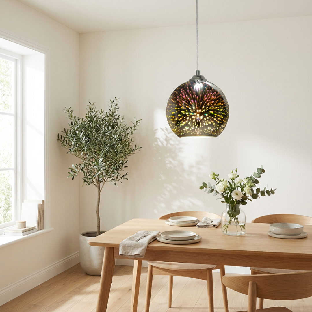 Pendant Light | 3D Firework Spherical Form