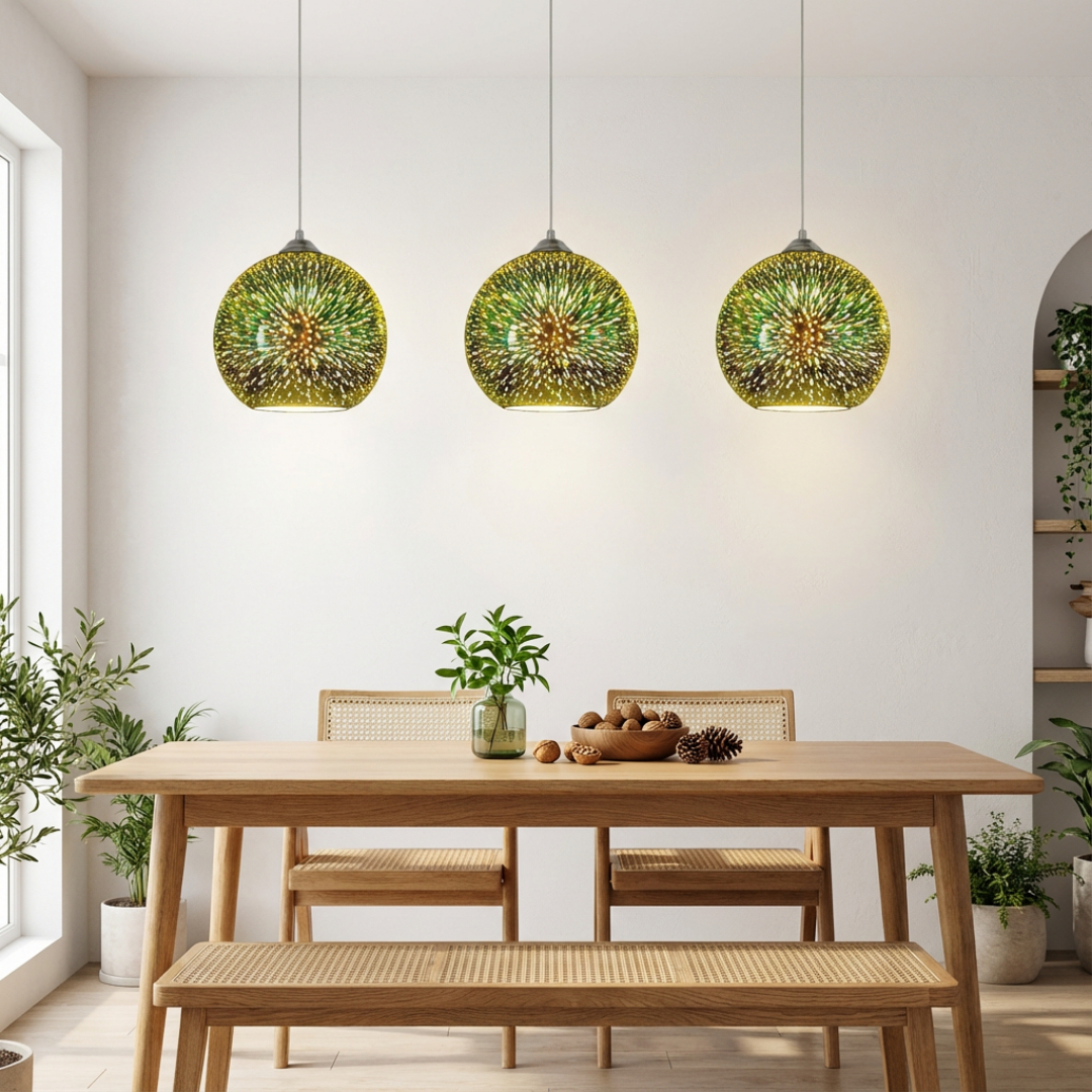 Pendant Light | 3D Firework Spherical Form