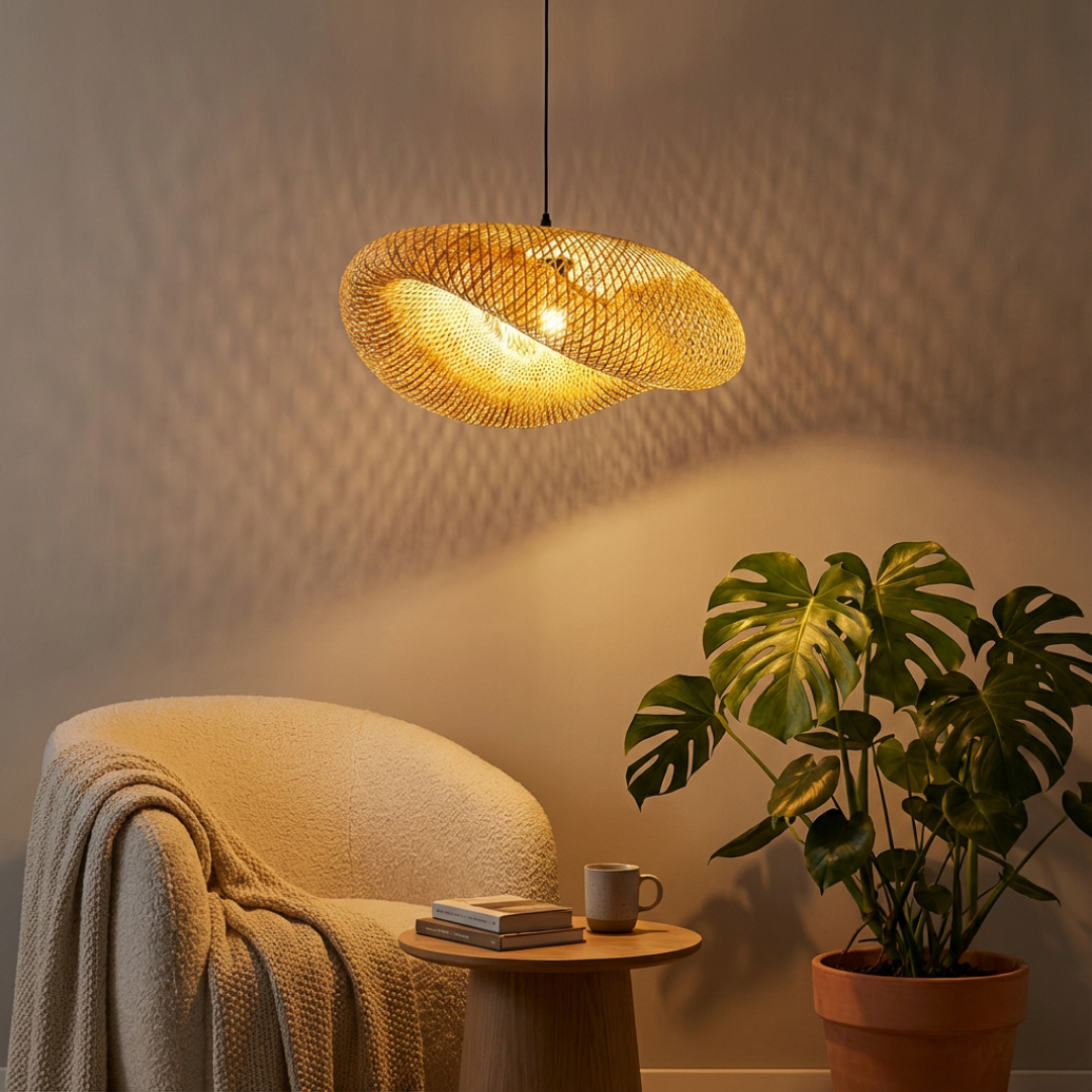 Pendant Light | Open Woven Style