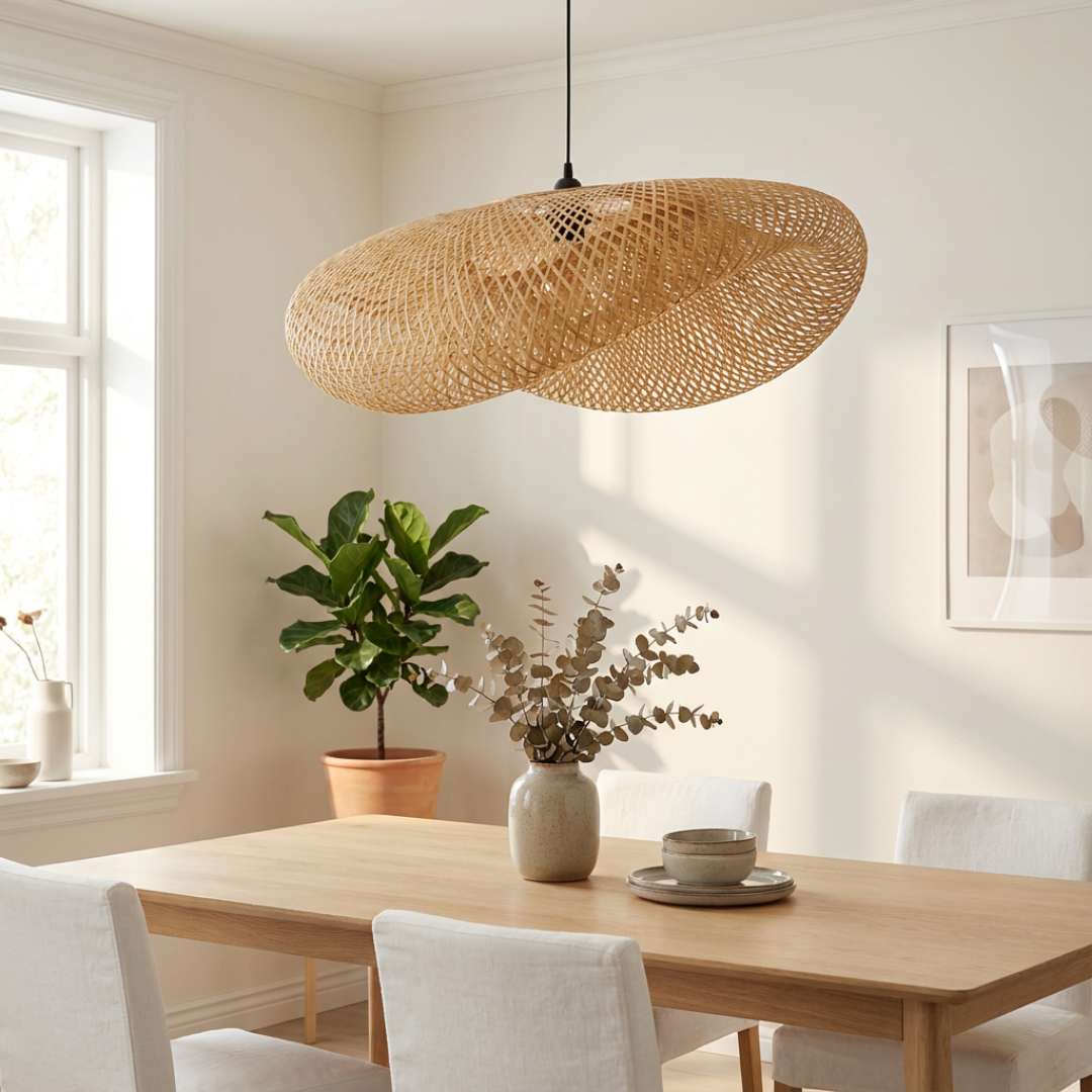 Pendant Light | Open Woven Style
