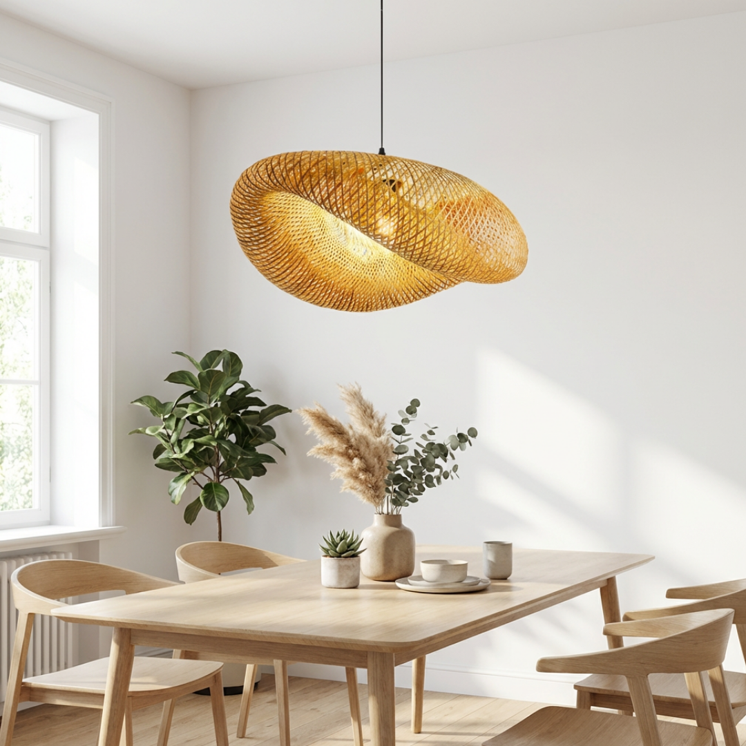 Pendant Light | Open Woven Style