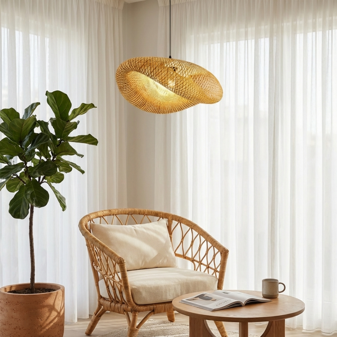 Pendant Light | Open Woven Style