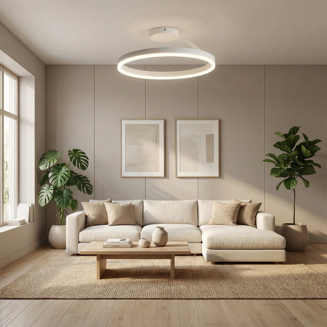 Ceiling Light | Offset Circle