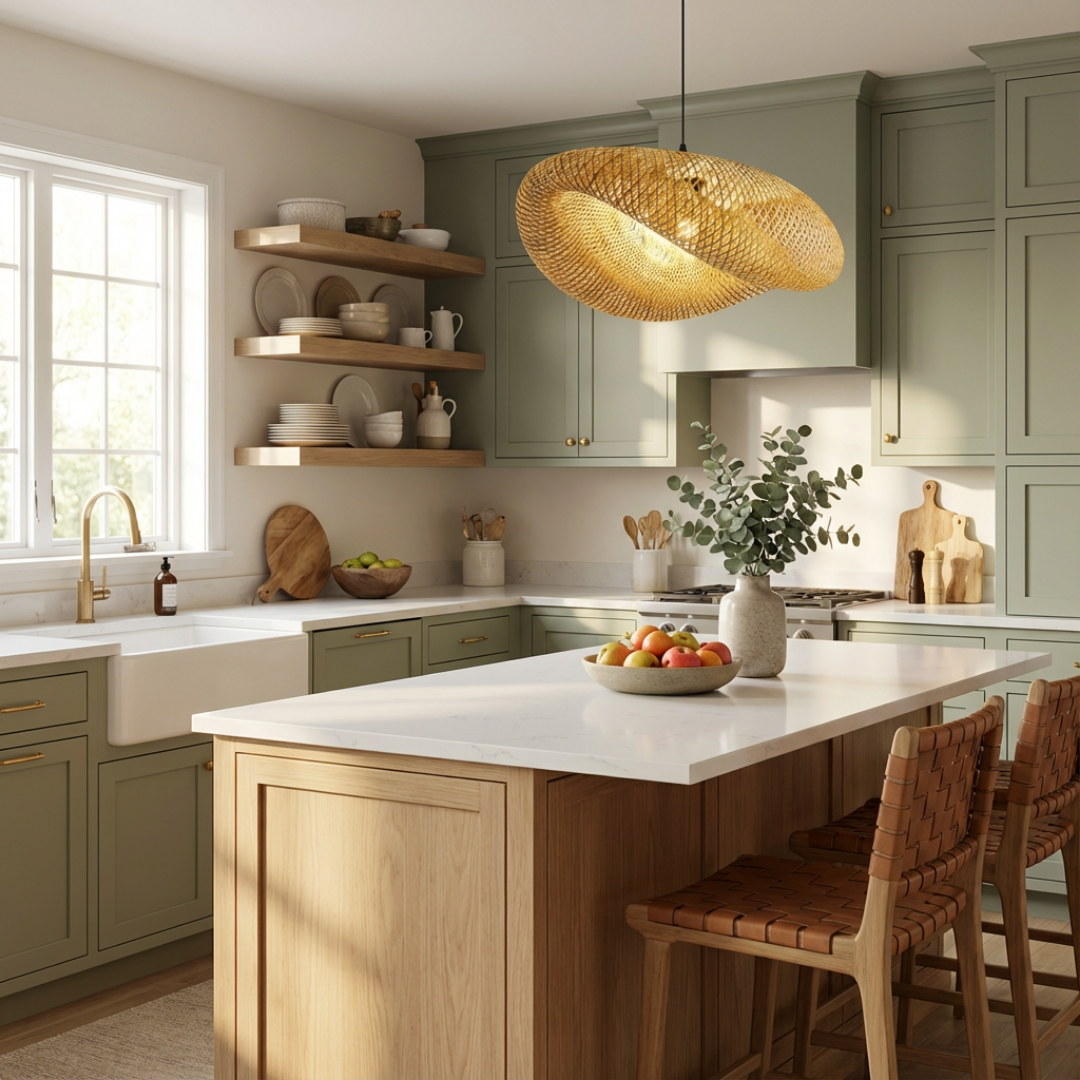 Pendant Light | Open Woven Style