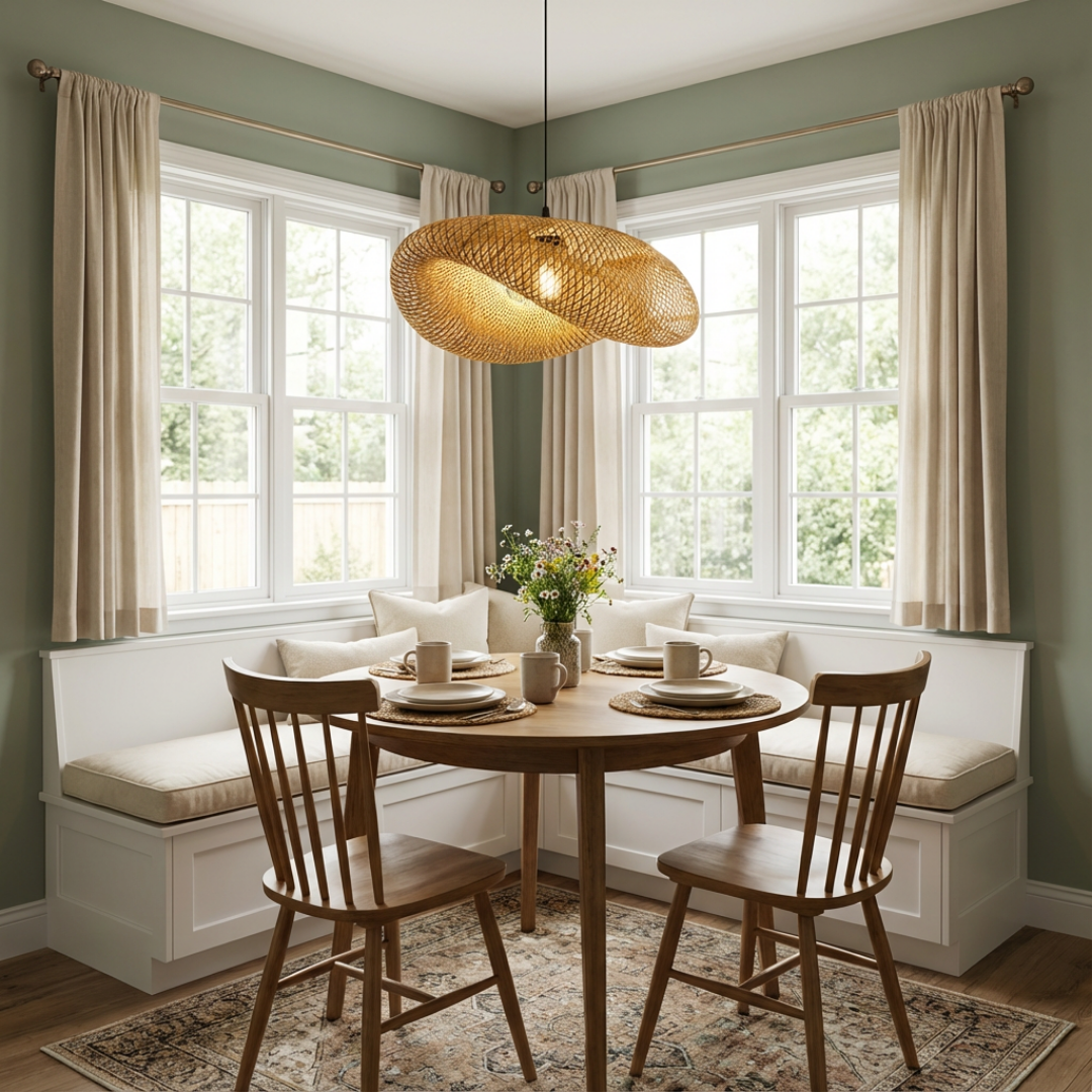 Pendant Light | Open Woven Style