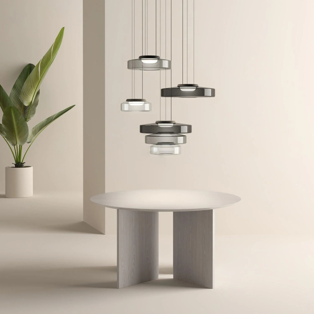 Pendant Light | Layered Disc Lamp