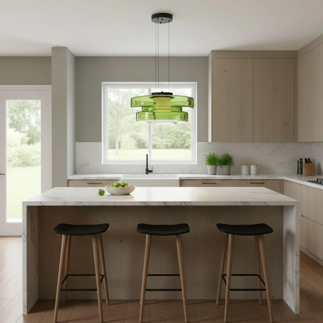 Pendant Light | Layered Disc Lamp