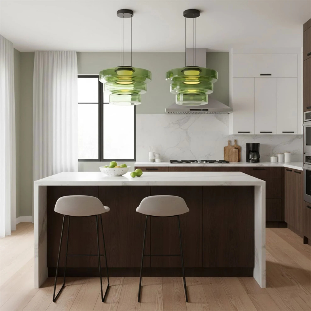 Pendant Light | Layered Disc Lamp