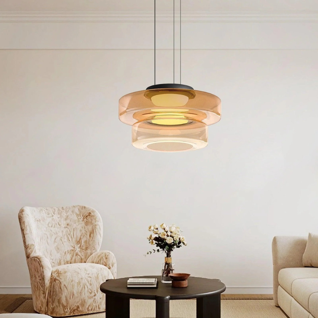 Pendant Light | Layered Disc Lamp